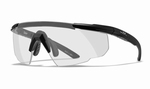 WileyX Schietbril - SABER ADVANCED, clear / mat zwart frame 