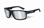 WileyX zonnebril - PEAK met silver flash glazen, mat zwart 