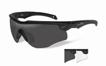 WileyX zonnebril - ROGUE grey-clear / mat zwart frame 